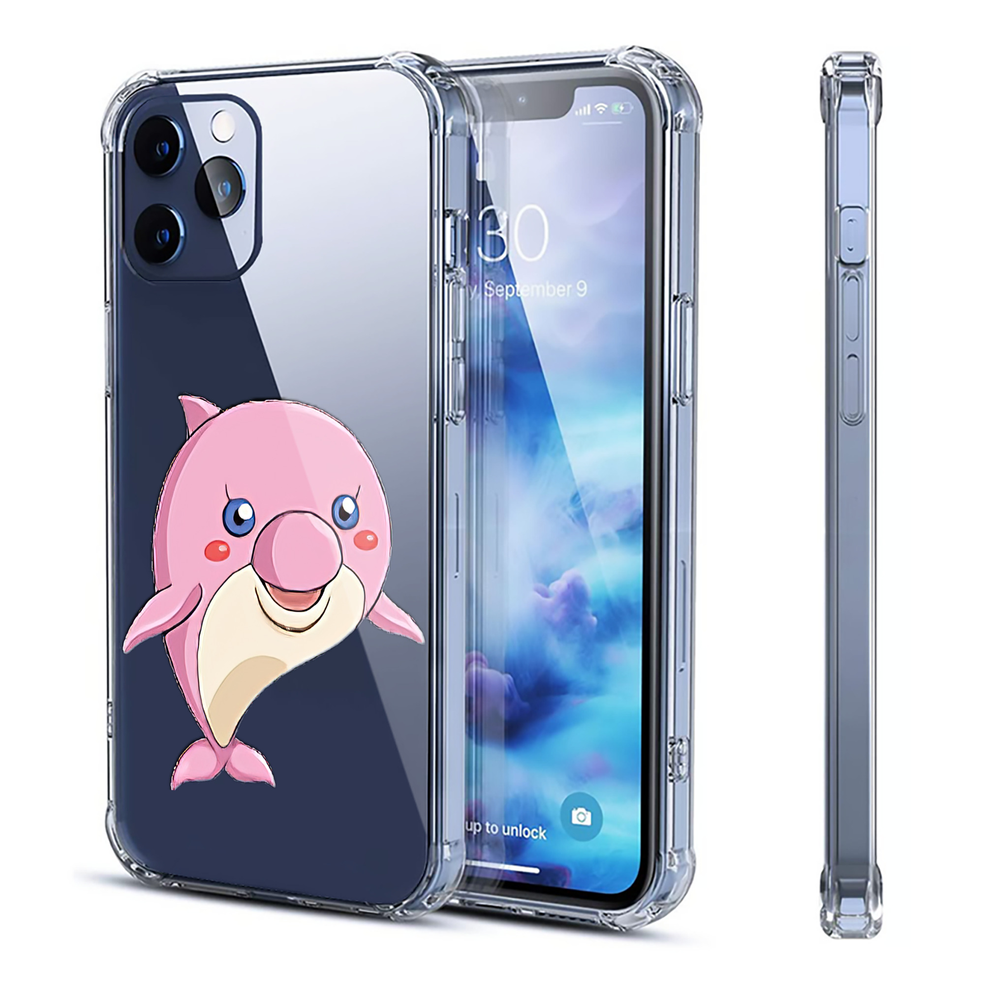 （画像用） 遊☆戯☆王 Yu-Gi-Oh! 【iPhone 12シリーズ対応】透明スマホケース（クリアソフトケース）